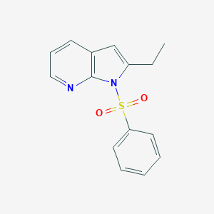 2-ethyl-1-(phenylsulfonyl)-1H-pyrrolo[2,3-b]pyridine