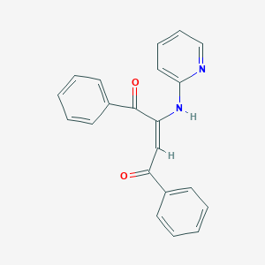 1,4-Diphenyl-2-(2-pyridinylamino)-2-butene-1,4-dione