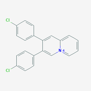 2,3-Bis(4-chlorophenyl)quinolizinium