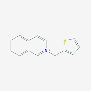 molecular formula C14H12NS+ B492346 2-(2-Thienylmethyl)isoquinolinium 