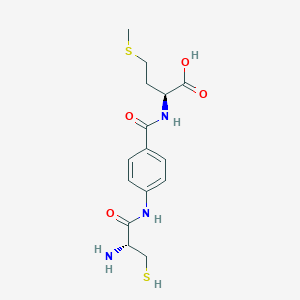 molecular formula C15H21N3O4S2 B049235 FTase抑制剂II CAS No. 156707-43-6