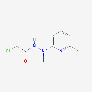 2-chloro-N'-methyl-N'-(6-methyl-2-pyridinyl)acetohydrazide