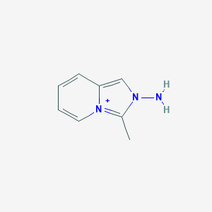 2-Amino-3-methylimidazo[1,5-a]pyridin-2-ium