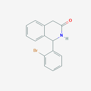 molecular formula C15H12BrNO B4923543 1-(2-bromophenyl)-1,4-dihydro-3(2H)-isoquinolinone 