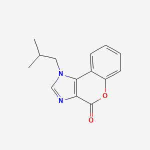 molecular formula C14H14N2O2 B4923548 1-异丁基色烯并[3,4-d]咪唑-4(1H)-酮 