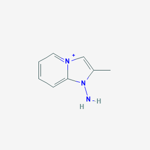 molecular formula C8H10N3+ B492355 1-Amino-2-methylimidazo[1,2-a]pyridin-1-ium 