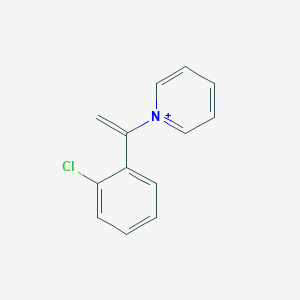 molecular formula C13H11ClN+ B492359 1-[1-(2-Chlorophenyl)ethenyl]pyridinium 