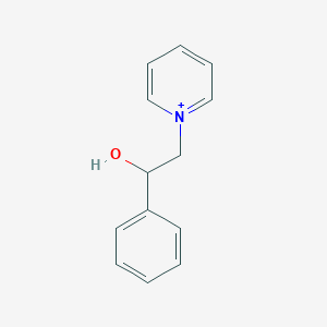 molecular formula C13H14NO+ B492360 1-(2-Hydroxy-2-phenylethyl)pyridinium 