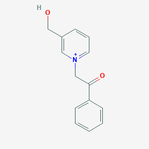 3-(Hydroxymethyl)-1-(2-oxo-2-phenylethyl)pyridinium