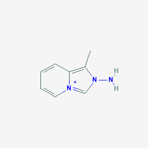 2-Amino-1-methylimidazo[1,5-a]pyridin-2-ium