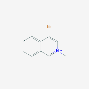 molecular formula C10H9BrN+ B492368 4-Bromo-2-methylisoquinolinium 