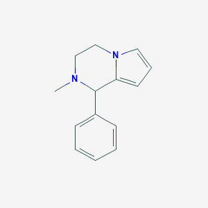 molecular formula C14H16N2 B492373 2-Methyl-1-phenyl-1,2,3,4-tetrahydropyrrolo[1,2-a]pyrazine 