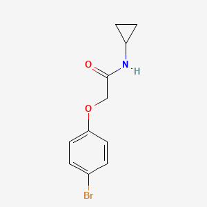 molecular formula C11H12BrNO2 B4923760 2-(4-bromophenoxy)-N-cyclopropylacetamide 