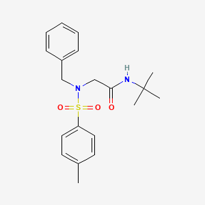 molecular formula C20H26N2O3S B4923808 N~2~-benzyl-N~1~-(tert-butyl)-N~2~-[(4-methylphenyl)sulfonyl]glycinamide 
