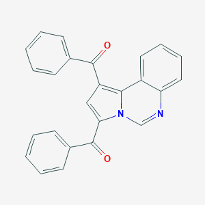 molecular formula C25H16N2O2 B492384 (3-Benzoylpyrrolo[1,2-c]quinazolin-1-yl)(phenyl)methanone 