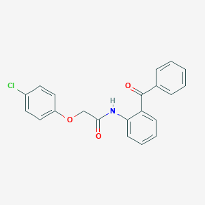 molecular formula C21H16ClNO3 B492387 N-(2-benzoylphenyl)-2-(4-chlorophenoxy)acetamide 