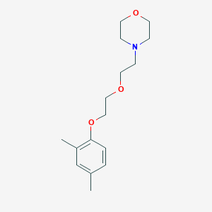 molecular formula C16H25NO3 B4923877 4-{2-[2-(2,4-dimethylphenoxy)ethoxy]ethyl}morpholine 