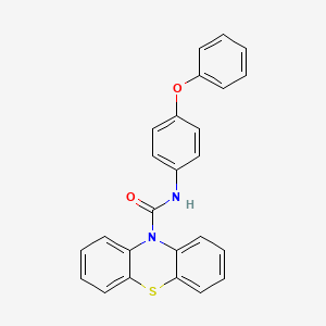 molecular formula C25H18N2O2S B4923882 N-(4-phenoxyphenyl)-10H-phenothiazine-10-carboxamide 