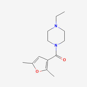 molecular formula C13H20N2O2 B4923931 1-(2,5-dimethyl-3-furoyl)-4-ethylpiperazine 
