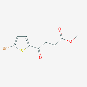 molecular formula C9H9BrO3S B4924056 methyl 4-(5-bromo-2-thienyl)-4-oxobutanoate 