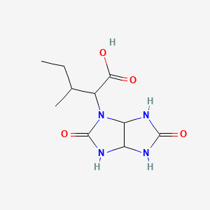 molecular formula C10H16N4O4 B4924139 2-(2,5-dioxohexahydroimidazo[4,5-d]imidazol-1(2H)-yl)-3-methylpentanoic acid 