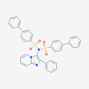 N-([1,1'-biphenyl]-4-ylsulfonyl)-N-(2-phenylimidazo[1,2-a]pyridin-3-yl)[1,1'-biphenyl]-4-sulfonamide