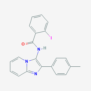 2-iodo-N-[2-(4-methylphenyl)imidazo[1,2-a]pyridin-3-yl]benzamide