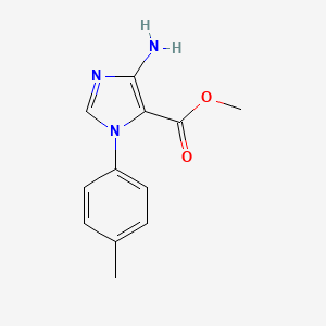 molecular formula C12H13N3O2 B4924423 methyl 4-amino-1-(4-methylphenyl)-1H-imidazole-5-carboxylate 