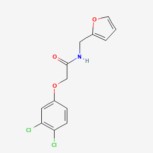 molecular formula C13H11Cl2NO3 B4924454 2-(3,4-dichlorophenoxy)-N-(2-furylmethyl)acetamide 