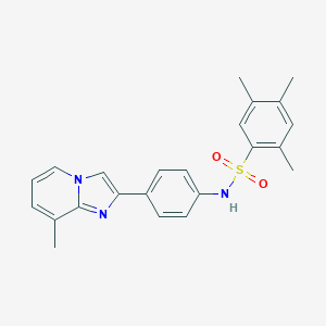 2,4,5-trimethyl-N-(4-(8-methylimidazo[1,2-a]pyridin-2-yl)phenyl)benzenesulfonamide
