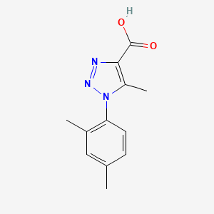 molecular formula C12H13N3O2 B4924624 1-(2,4-dimethylphenyl)-5-methyl-1H-1,2,3-triazole-4-carboxylic acid 