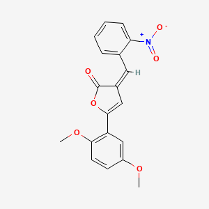 5-(2,5-dimethoxyphenyl)-3-(2-nitrobenzylidene)-2(3H)-furanone