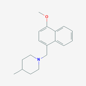 molecular formula C18H23NO B4924728 1-[(4-methoxy-1-naphthyl)methyl]-4-methylpiperidine 