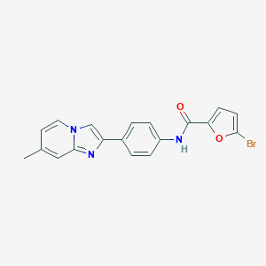 5-bromo-N-(4-(7-methylimidazo[1,2-a]pyridin-2-yl)phenyl)furan-2-carboxamide