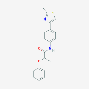 N-[4-(2-methyl-1,3-thiazol-4-yl)phenyl]-2-phenoxypropanamide