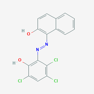 molecular formula C16H9Cl3N2O2 B4924965 1-[(2,3,5-trichloro-6-hydroxyphenyl)diazenyl]-2-naphthol 