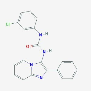 N-(3-chlorophenyl)-N'-(2-phenylimidazo[1,2-a]pyridin-3-yl)urea