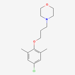 molecular formula C15H22ClNO2 B4925049 4-[3-(4-chloro-2,6-dimethylphenoxy)propyl]morpholine 