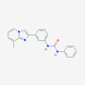 N-[3-(8-methylimidazo[1,2-a]pyridin-2-yl)phenyl]-N'-phenylurea