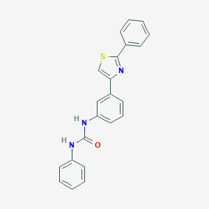 N-phenyl-N'-[3-(2-phenyl-1,3-thiazol-4-yl)phenyl]urea
