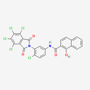 N-[4-chloro-3-(4,5,6,7-tetrachloro-1,3-dioxo-1,3-dihydro-2H-isoindol-2-yl)phenyl]-1-hydroxy-2-naphthamide