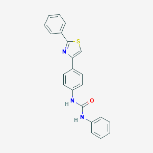 N-phenyl-N'-[4-(2-phenyl-1,3-thiazol-4-yl)phenyl]urea
