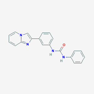 N-(3-imidazo[1,2-a]pyridin-2-ylphenyl)-N'-phenylurea