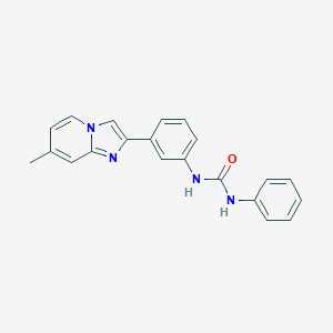 N-[3-(7-methylimidazo[1,2-a]pyridin-2-yl)phenyl]-N'-phenylurea