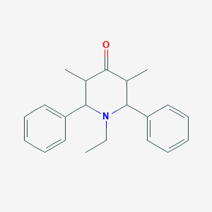 molecular formula C21H25NO B4925155 1-ethyl-3,5-dimethyl-2,6-diphenyl-4-piperidinone 