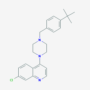 molecular formula C24H28ClN3 B492525 4-[4-(4-Tert-butylbenzyl)-1-piperazinyl]-7-chloroquinoline 