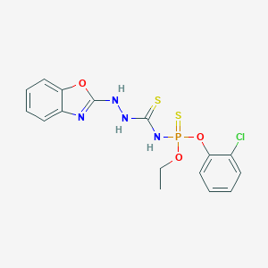 O-(2-chlorophenyl) O-ethyl [2-(1,3-benzoxazol-2-yl)hydrazino]carbothioylamidothiophosphate
