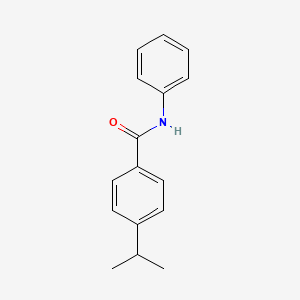 molecular formula C16H17NO B4925354 4-isopropyl-N-phenylbenzamide CAS No. 15088-90-1
