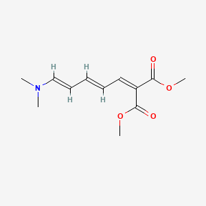 molecular formula C12H17NO4 B4925422 dimethyl [5-(dimethylamino)-2,4-pentadien-1-ylidene]malonate 