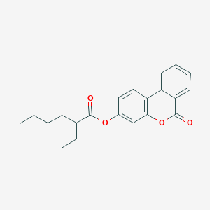 molecular formula C21H22O4 B4925507 6-oxo-6H-benzo[c]chromen-3-yl 2-ethylhexanoate 